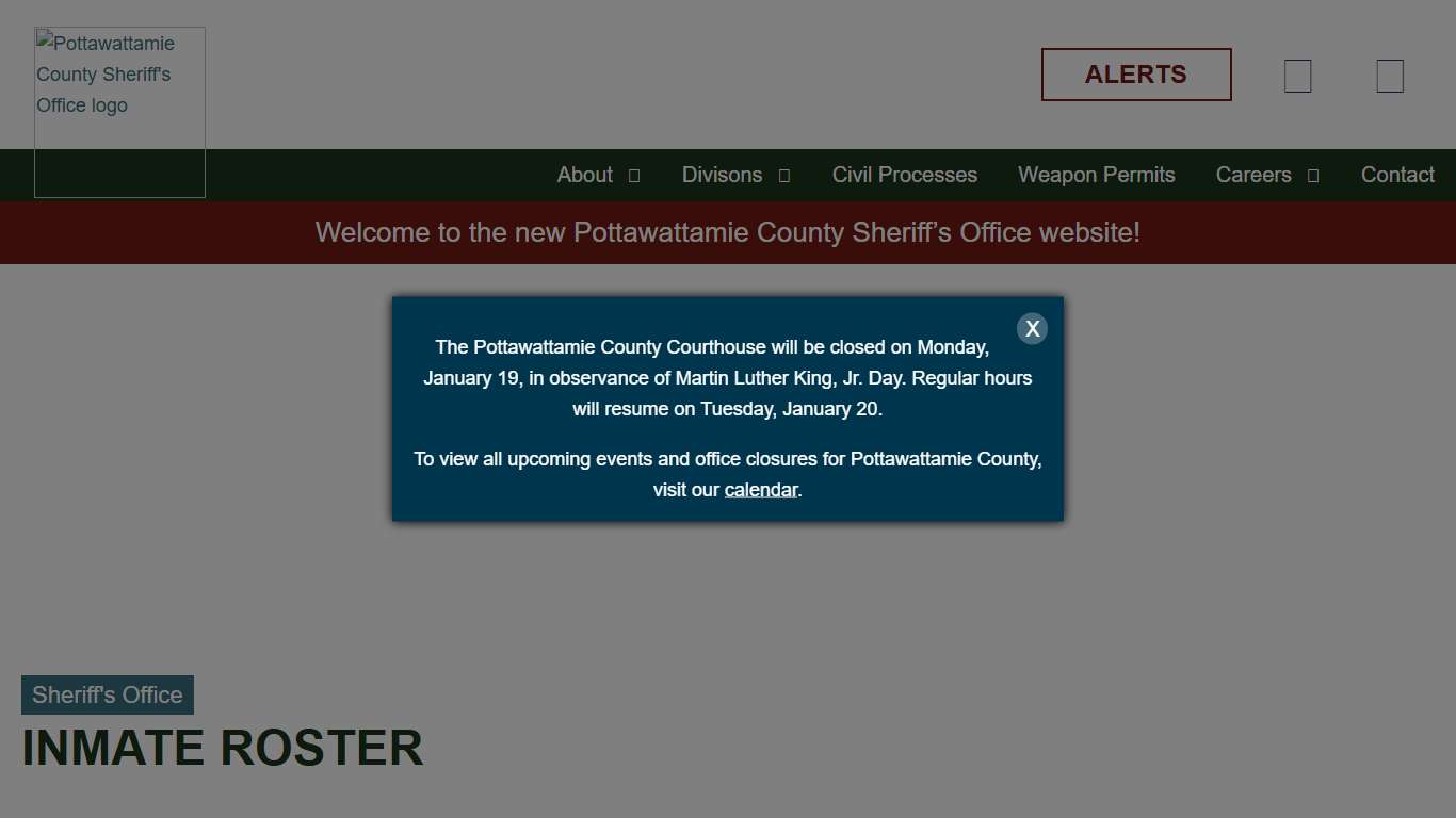 Inmate Roster - Sheriff's Office - Pottawattamie County, IA